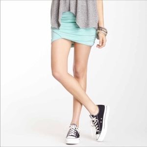 FREE PEOPLE Stretchy Scrunch Skirt